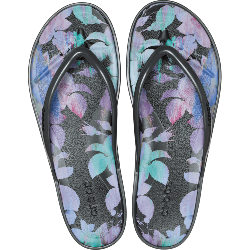 Miami Round Dark Floral Flip
