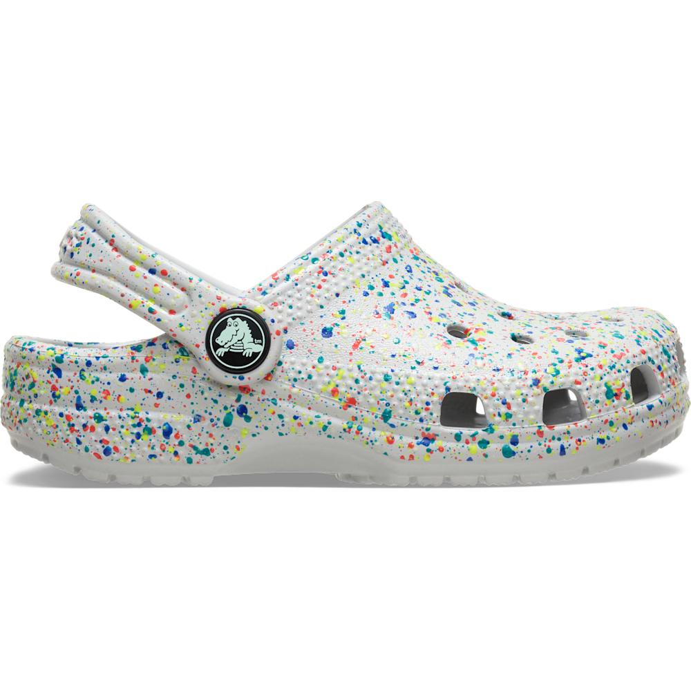 Toddler Classic Glow Paint Splatter Clog